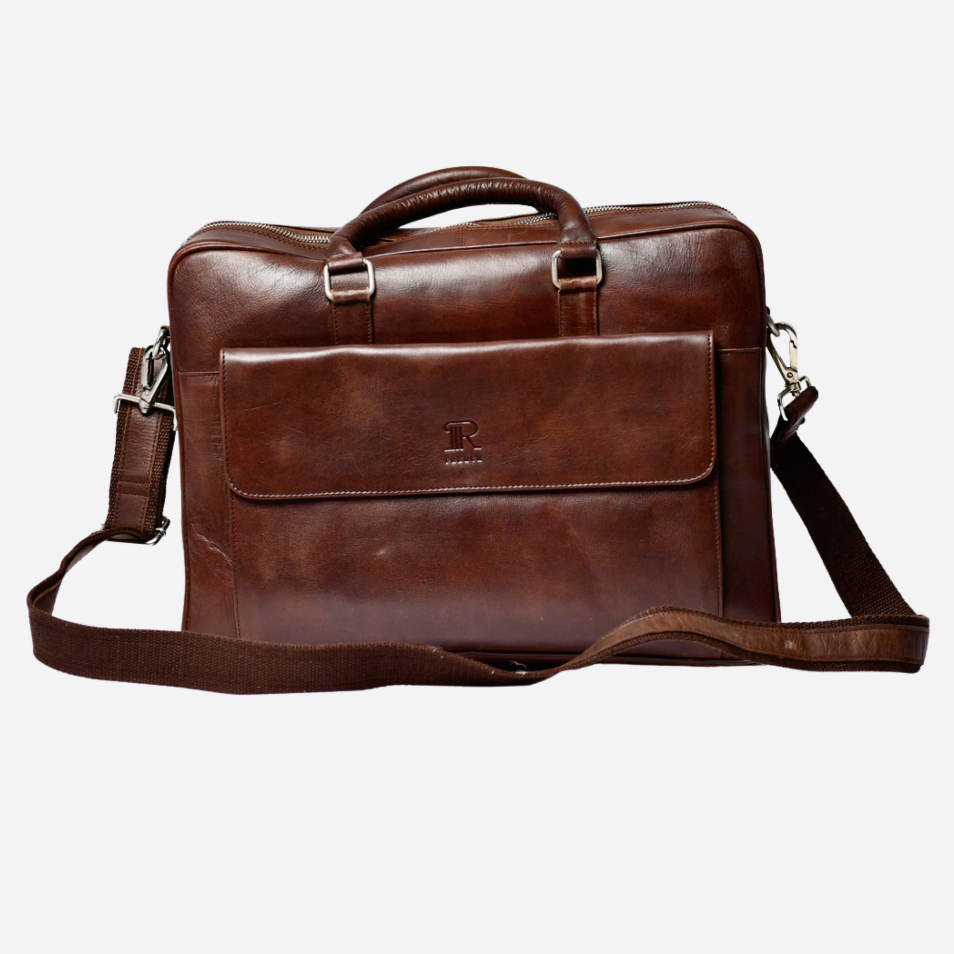 Brown Leather Laptop Bag