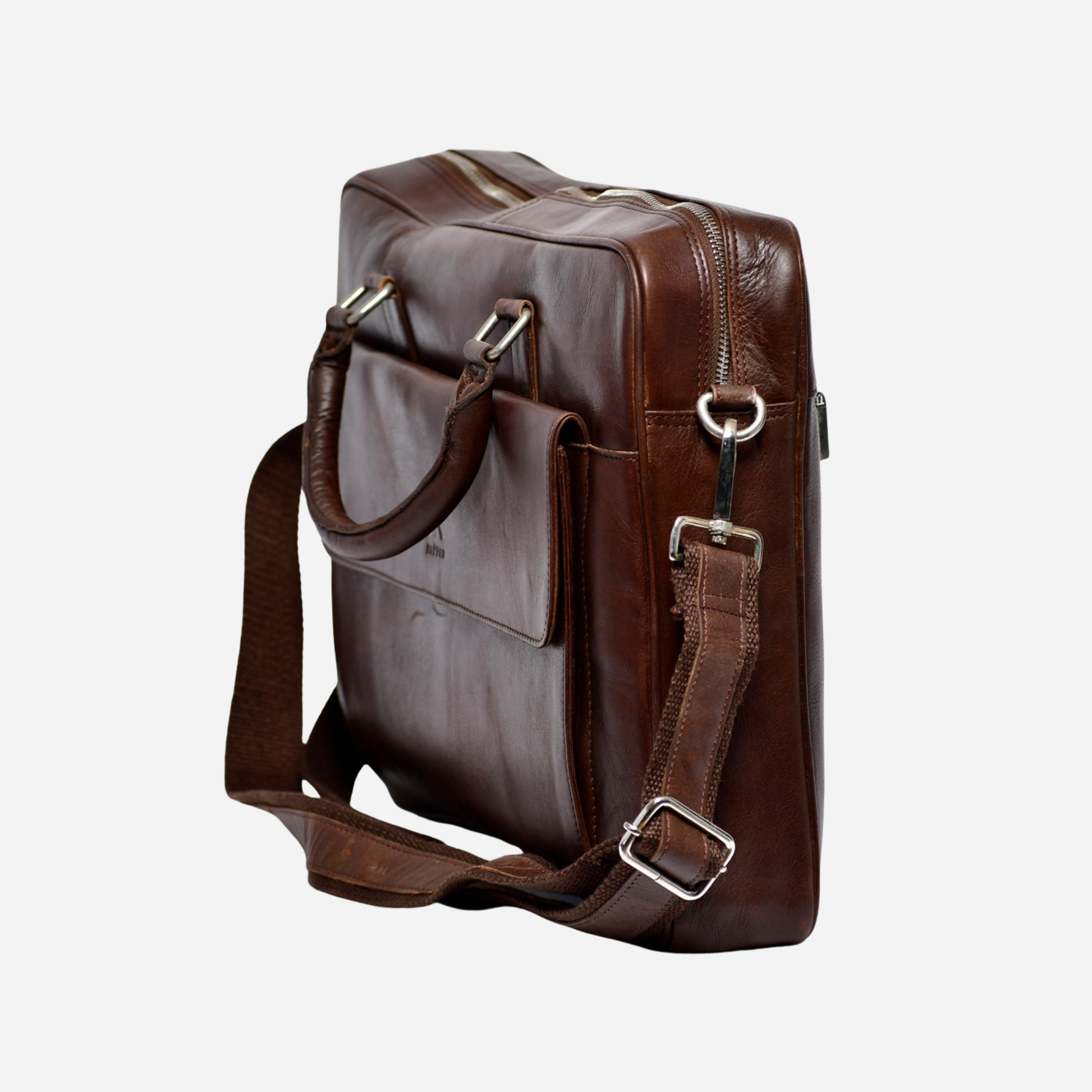 Brown Leather Laptop Bag