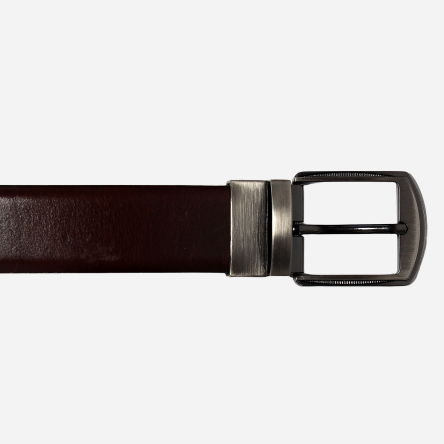 brown leather belt