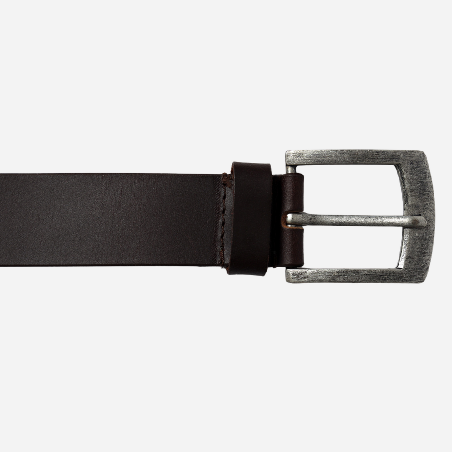 brown leather belt