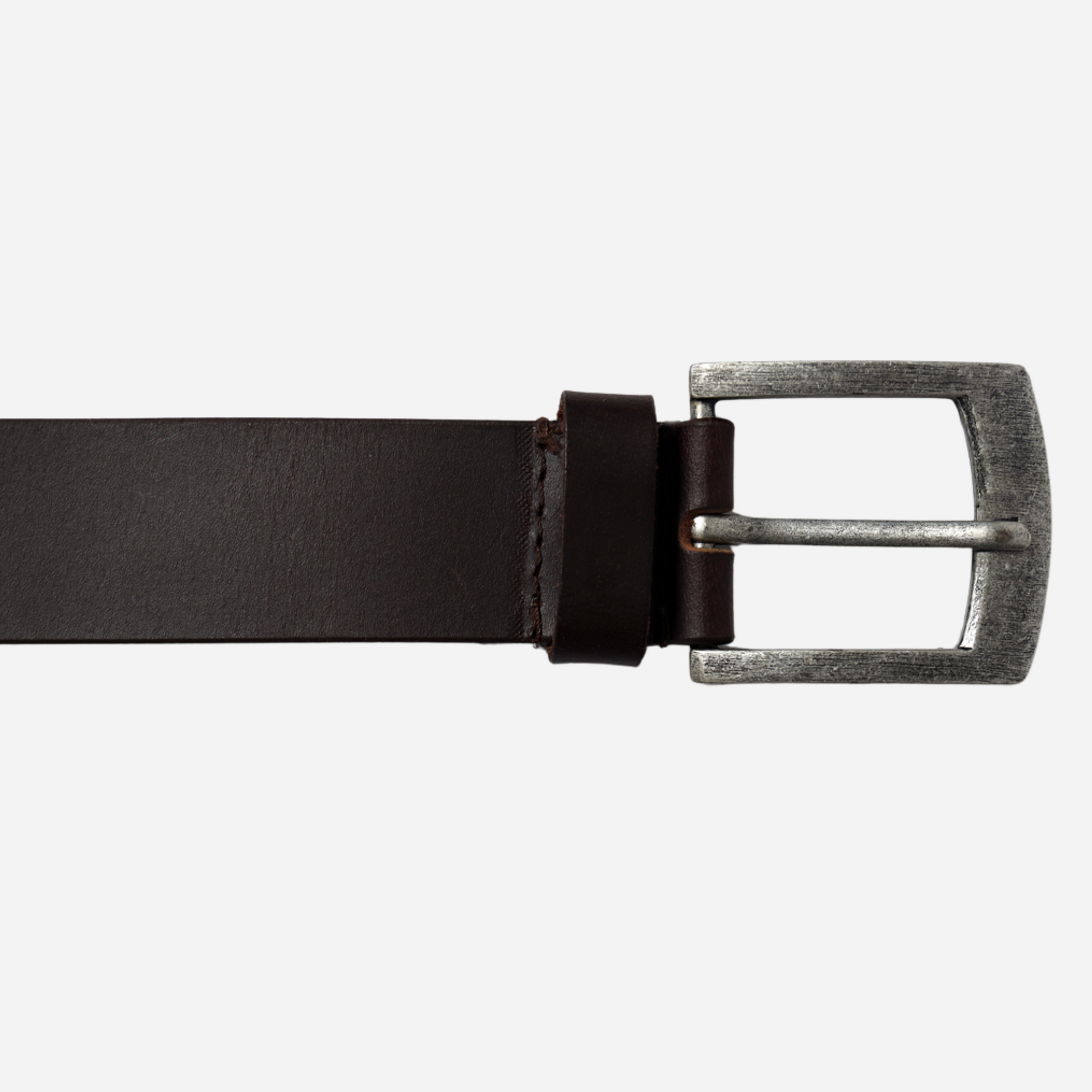 brown leather belt