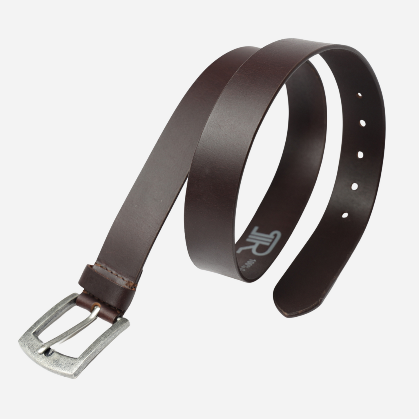 brown leather belt