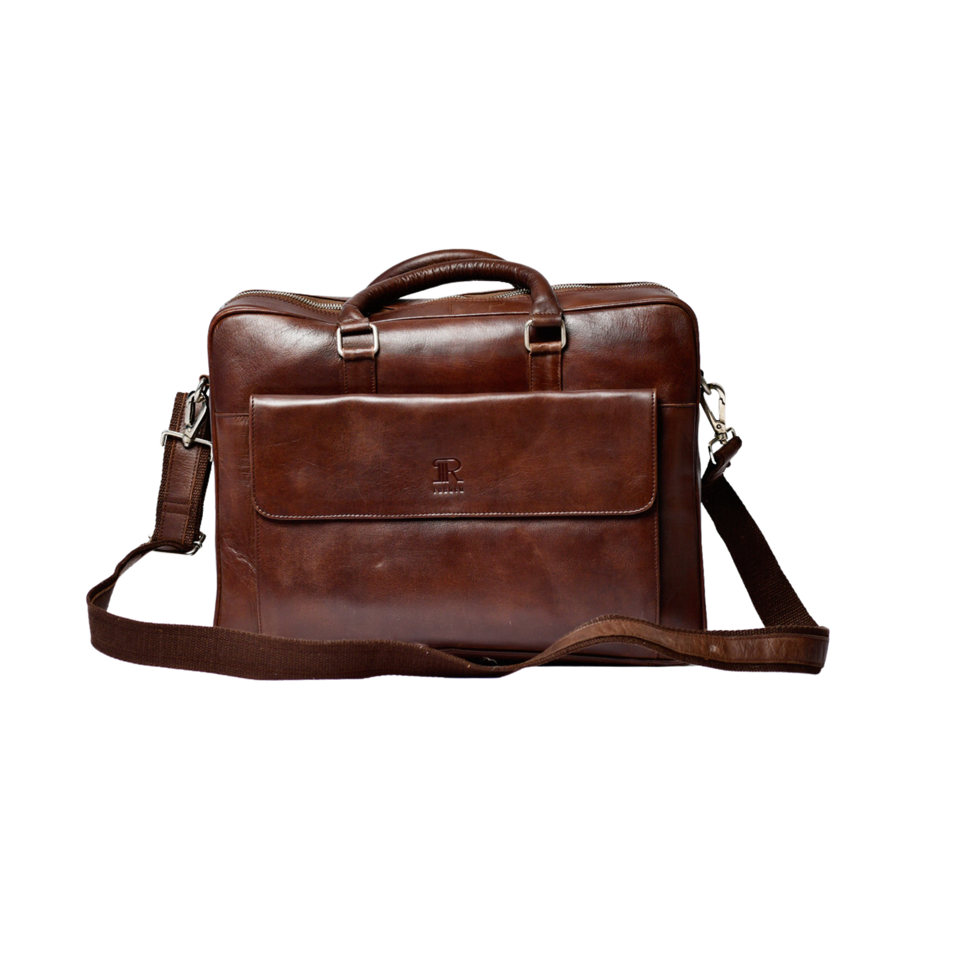 Leather online laptop bag
