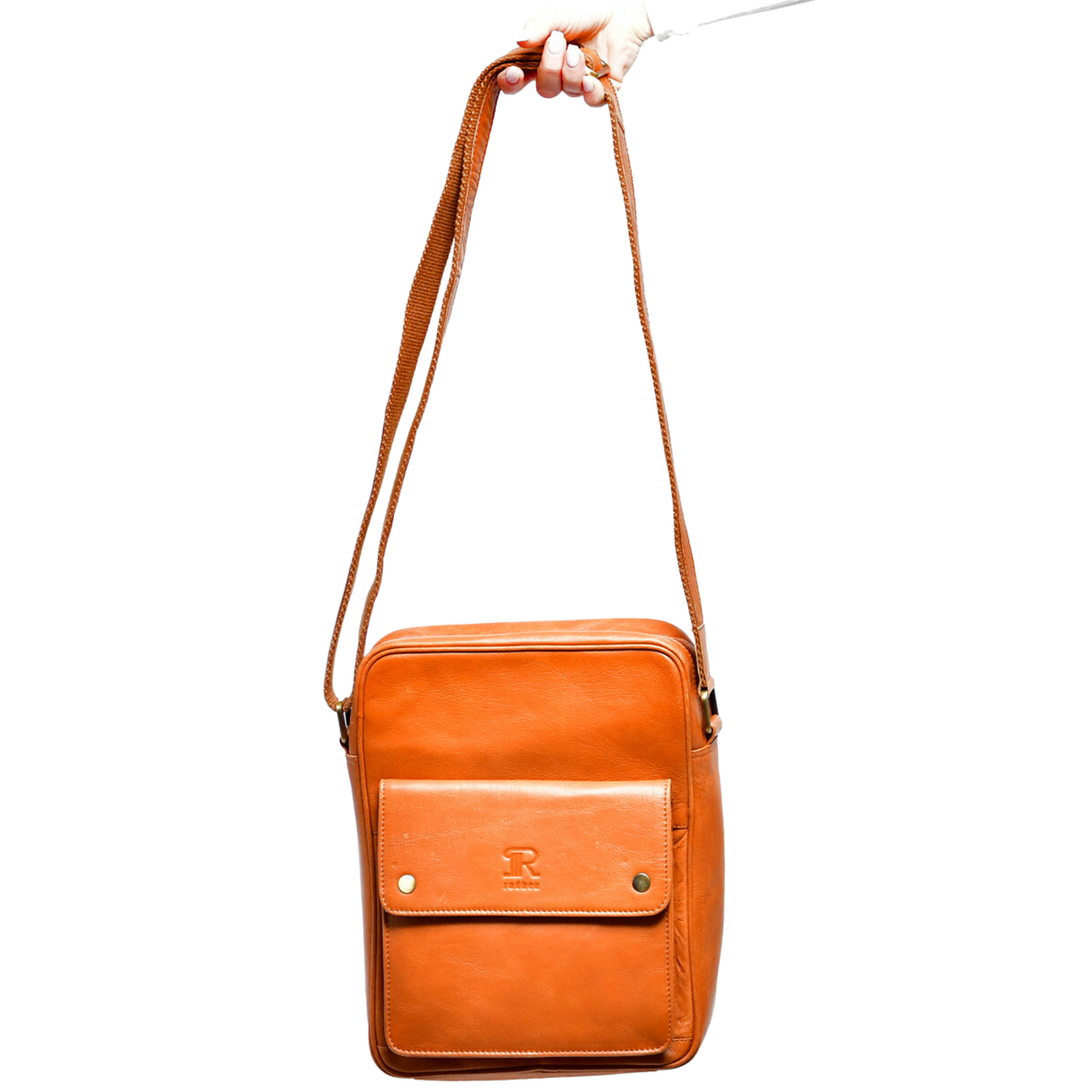 Tan top man bag