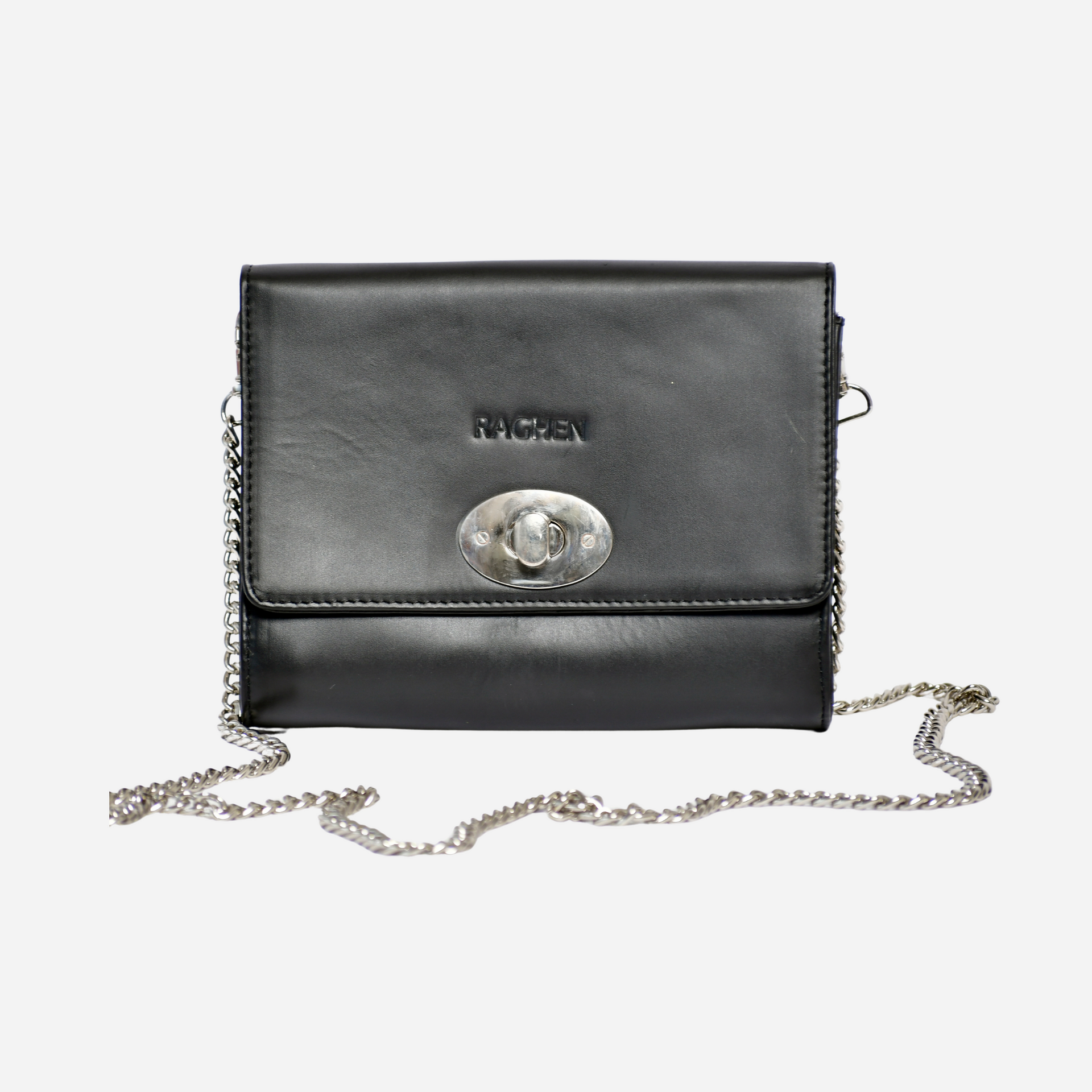 Full Grain Leather Wallet with Chain for Women | Stylish Accessory